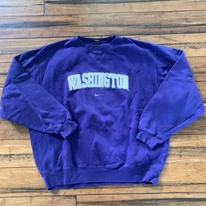 Nike University of Washington Crew Neck Sweater